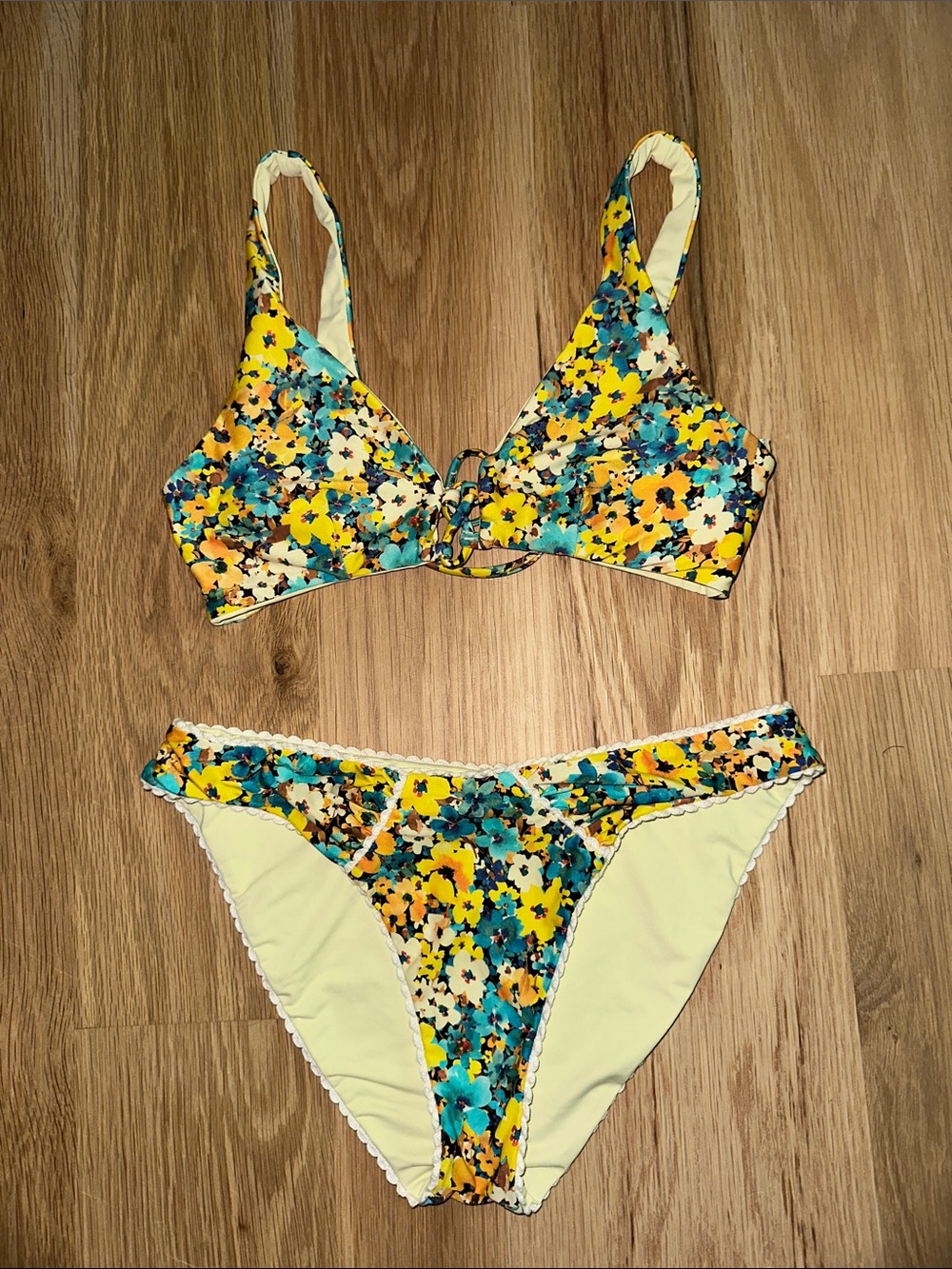 L SPACE daisy diamond bikini